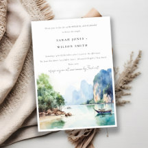 Soft Coastal Thailand Seascape Hochzeit Jahrestag