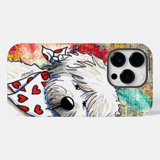 Soft Coat Wheaten iPhone Case (Rückseite (Horizontal))