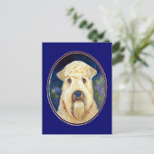 Soft Coat Wheaten Terrier Postkarten (Stehend Vorderseite)