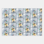 Soft Coat Wheaten Terrier Weihnachten Geschenkpapier Set (Vorderseite 2)