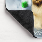 Soft Coat Wheaten Terrier Weihnachten Mousepad (Ecke)
