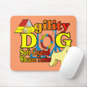 Soft_Coated_Wheaten_Terrier_Agility Mousepad (Mit Mouse)