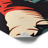 Soft Coated Wheaten Terrier Astronaut Poster (Ecke)