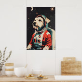 Soft Coated Wheaten Terrier Astronaut Poster (Küche)