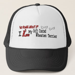Soft Coated Wheaten Terrier (I Liebe) Hat Truckerkappe