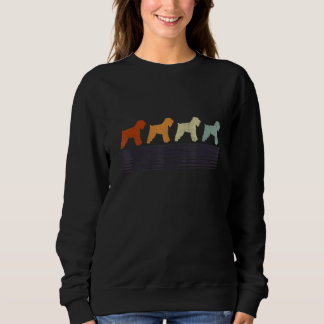 Soft Coated Wheaten Terrier Vintage Retro Mom Dad Sweatshirt