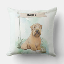 Soft Coated Wheaten Terrier Wasserfarben Personali