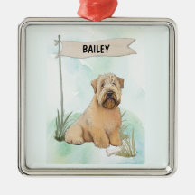 Soft Coated Wheaten Terrier Wasserfarben Personali