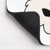 Soft Coated Wheten Terrier Peeking Mousepad (Ecke)