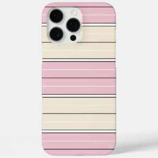 Soft Color Vertical Stripe Pattern Design iPhone 16 Pro Max Hülle