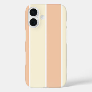 Soft Color Vertical Stripe Pattern Design iPhone 16 Hülle