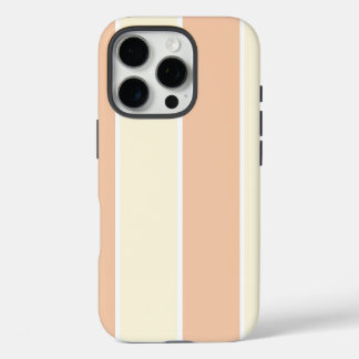 Soft Color Vertical Stripe Pattern Design iPhone 16 Pro Hülle