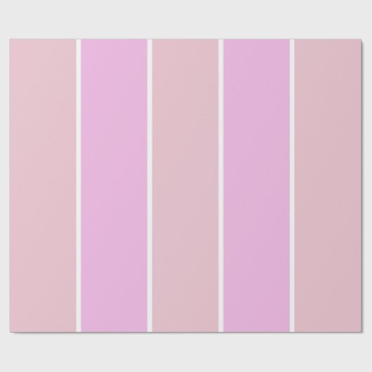 Soft Color Vertical Stripe Pattern Design Geschenkpapier (Flach)