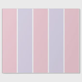 Soft Color Vertical Stripe Pattern Design Geschenkpapier (Flach)