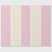 Soft Color Vertical Stripe Pattern Design Geschenkpapier (Flach)