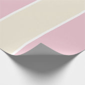 Soft Color Vertical Stripe Pattern Design Geschenkpapier (Ecke)