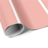 Soft Color Vertical Stripe Pattern Design Geschenkpapier (Rolleneckpunkt)