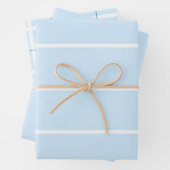 Soft Color Vertical Stripe Pattern Design Geschenkpapier Set (Beispiel)