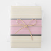 Soft Color Vertical Stripe Pattern Design Geschenkpapier Set (Beispiel)