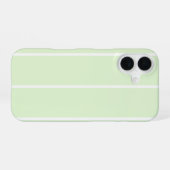Soft Color Vertical Stripe Pattern Design iPhone 16 Hülle (Rückseite (Horizontal))