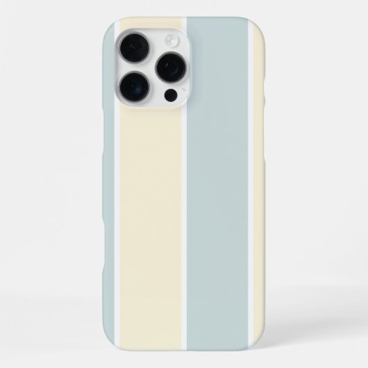 Soft Color Vertical Stripe Pattern Design iPhone Hülle (Rückseite)
