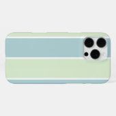 Soft Color Vertical Stripe Pattern Design iPhone Hülle (Rückseite (Horizontal))