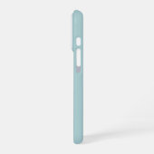 Soft Color Vertical Stripe Pattern Design iPhone Hülle (Linke Seite)