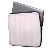 Soft Color Vertical Stripe Pattern Design Laptopschutzhülle (Vorderseite Links)