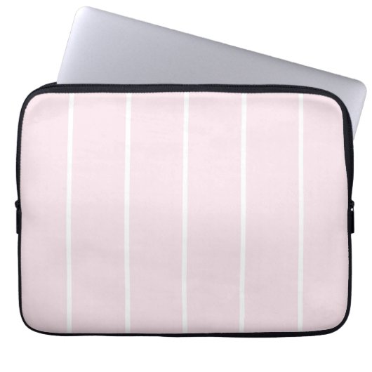 Soft Color Vertical Stripe Pattern Design Laptopschutzhülle (Vorderseite)