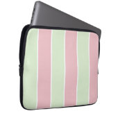 Soft Color Vertical Stripe Pattern Design Laptopschutzhülle (Vorne Rechts)
