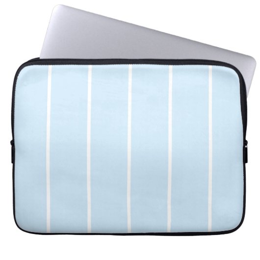 Soft Color Vertical Stripe Pattern Design Laptopschutzhülle (Vorderseite)