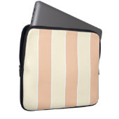 Soft Color Vertical Stripe Pattern Design Laptopschutzhülle (Vorne Rechts)