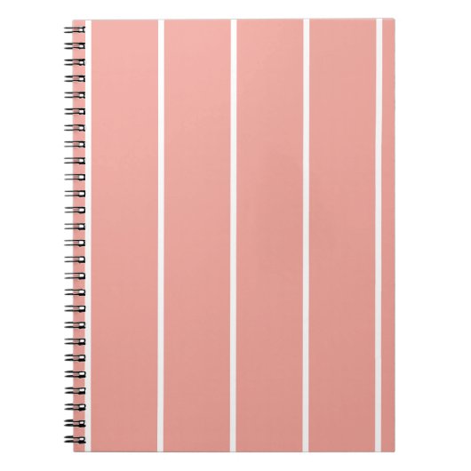 Soft Color Vertical Stripe Pattern Design Notizblock (Vorderseite)