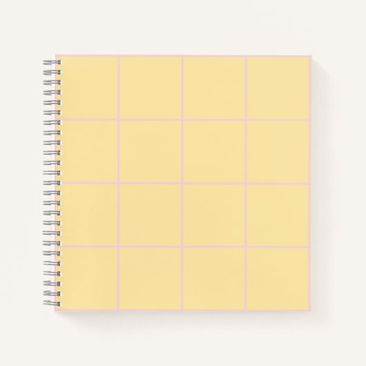 Soft Color Vertical Stripe Pattern Design Notizblock (Vorderseite)