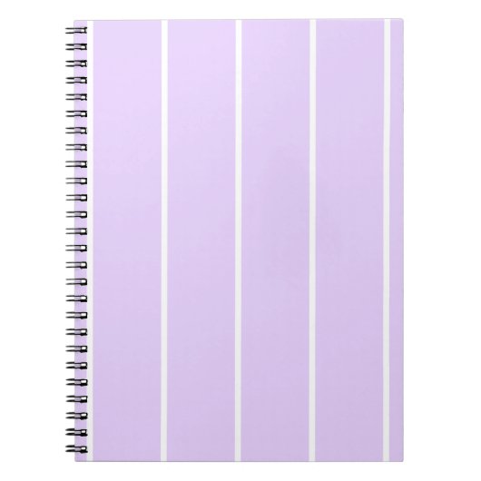 Soft Color Vertical Stripe Pattern Design Notizblock (Vorderseite)