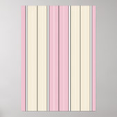 Soft Color Vertical Stripe Pattern Design Poster (Vorne)