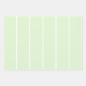 Soft Color Vertical Stripe Pattern Point Design Geschenkpapier Set (Vorderseite 3)