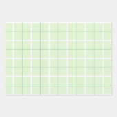 Soft Color Vertical Stripe Pattern Point Design Geschenkpapier Set (Vorderseite)