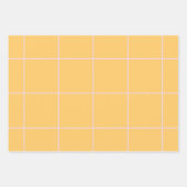 Soft Color Vertical Stripe Pattern Point Design Geschenkpapier Set (Vorderseite 2)