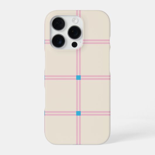 Soft Color Vertical Stripe Pattern Point Design iPhone Hülle (Rückseite)
