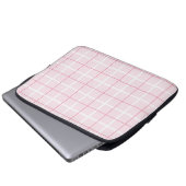 Soft Color Vertical Stripe Pattern Point Design Laptopschutzhülle (Vorne Knopf)