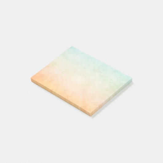 Soft Colorful Watercolor Post-it Klebezettel (angewinkelt)