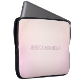 Soft Colors Fading Ombre Laptopschutzhülle (Vorne Rechts)