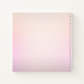 Soft Colors Fading Ombre Notizblock (Rückseite)