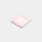 Soft Colors Fading Ombre Post-it Klebezettel (angewinkelt)
