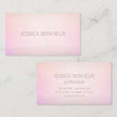 Soft Colors Fading Ombre Visitenkarte (Vorne/Hinten)