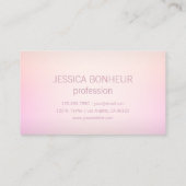 Soft Colors Fading Ombre Visitenkarte (Rückseite)