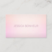 Soft Colors Fading Ombre Visitenkarte (Vorderseite)