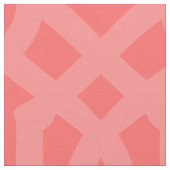 Soft Coral Trellis Große Skala Stoff (Nahaufnahme)