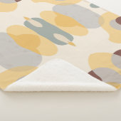 Soft Cosy Abstrakt Gemustert Sherpadecke (3/4)